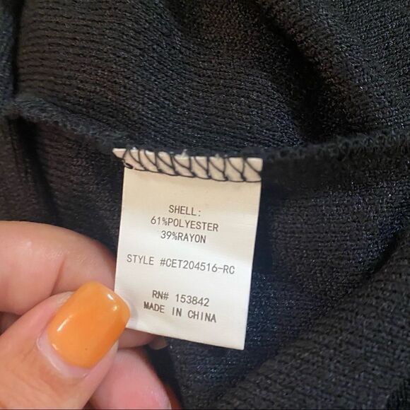 Code x Mode black classic blouse small - Picture 4 of 7